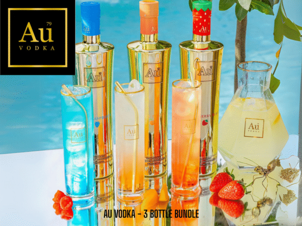 AU VODKA - 3 BOTTLE SET