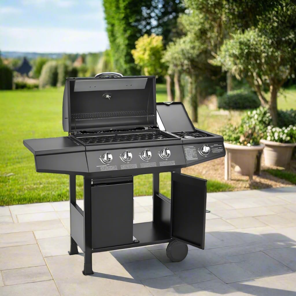 CosmoGrill Original 5 Gas Burner 4+1 Garden Grill