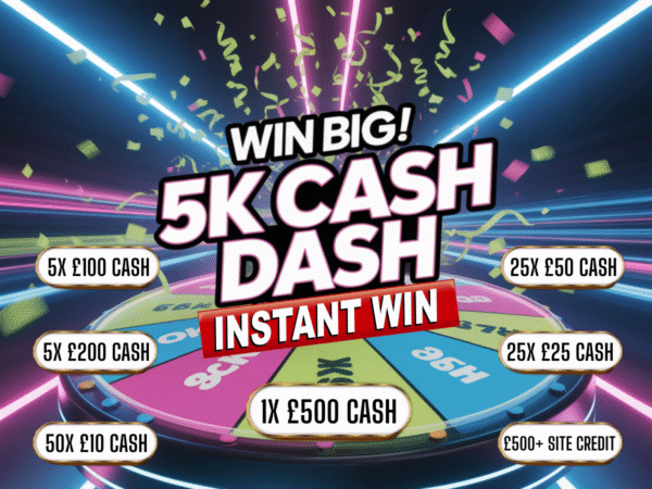 SPIN THE WHEEL - 5K CASH DASH!