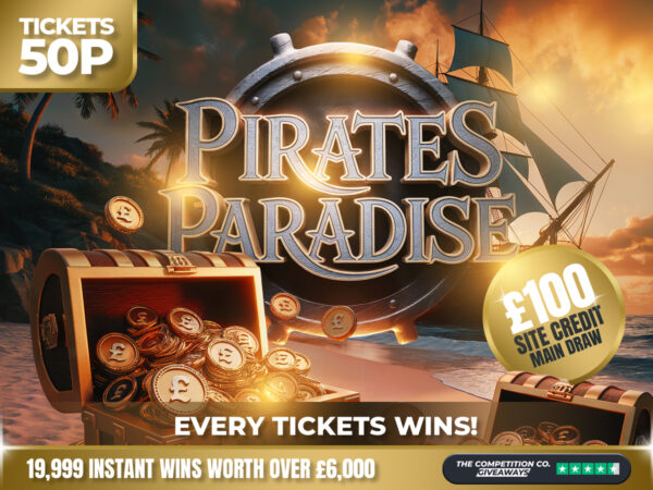 PIRATES PARADISE - PRIZE EVERY TIME + £100 END PRIZE